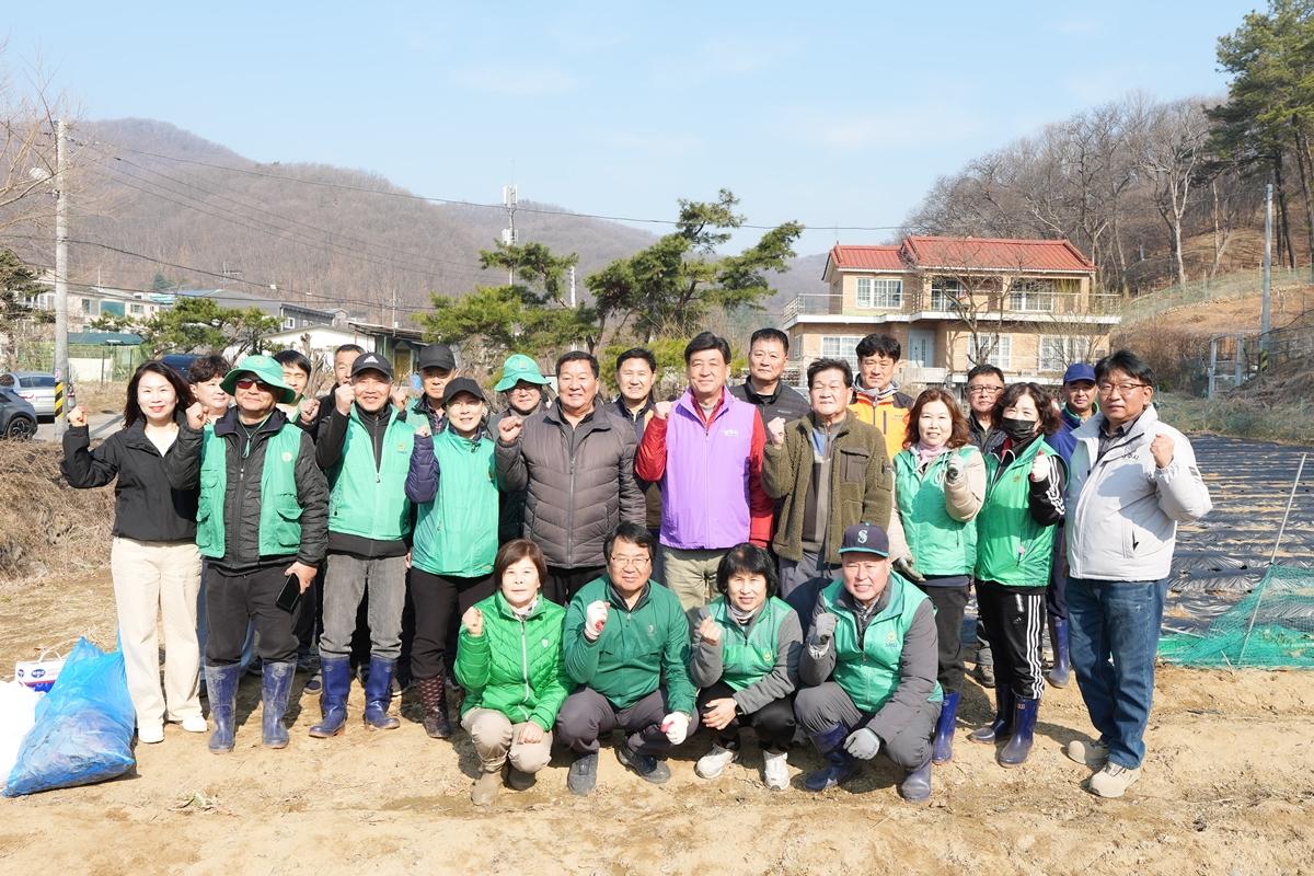 광주시 광남1동 새마을회, 개나리 식재&middot;사랑의 감자 심기 실시.jpg