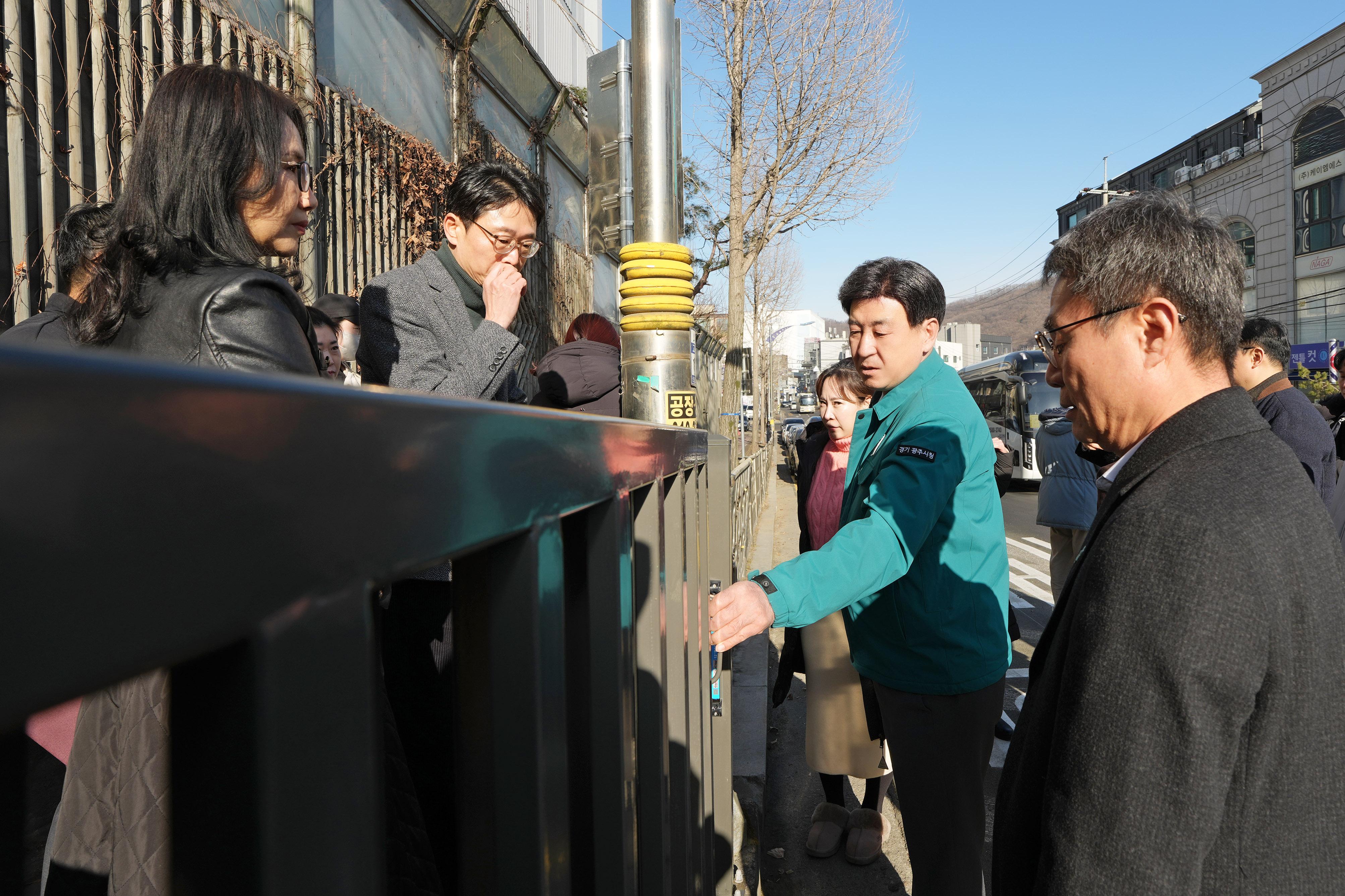 광주시, 광남초 통학버스 승하차 구역 환경개선 완료 (3).jpg