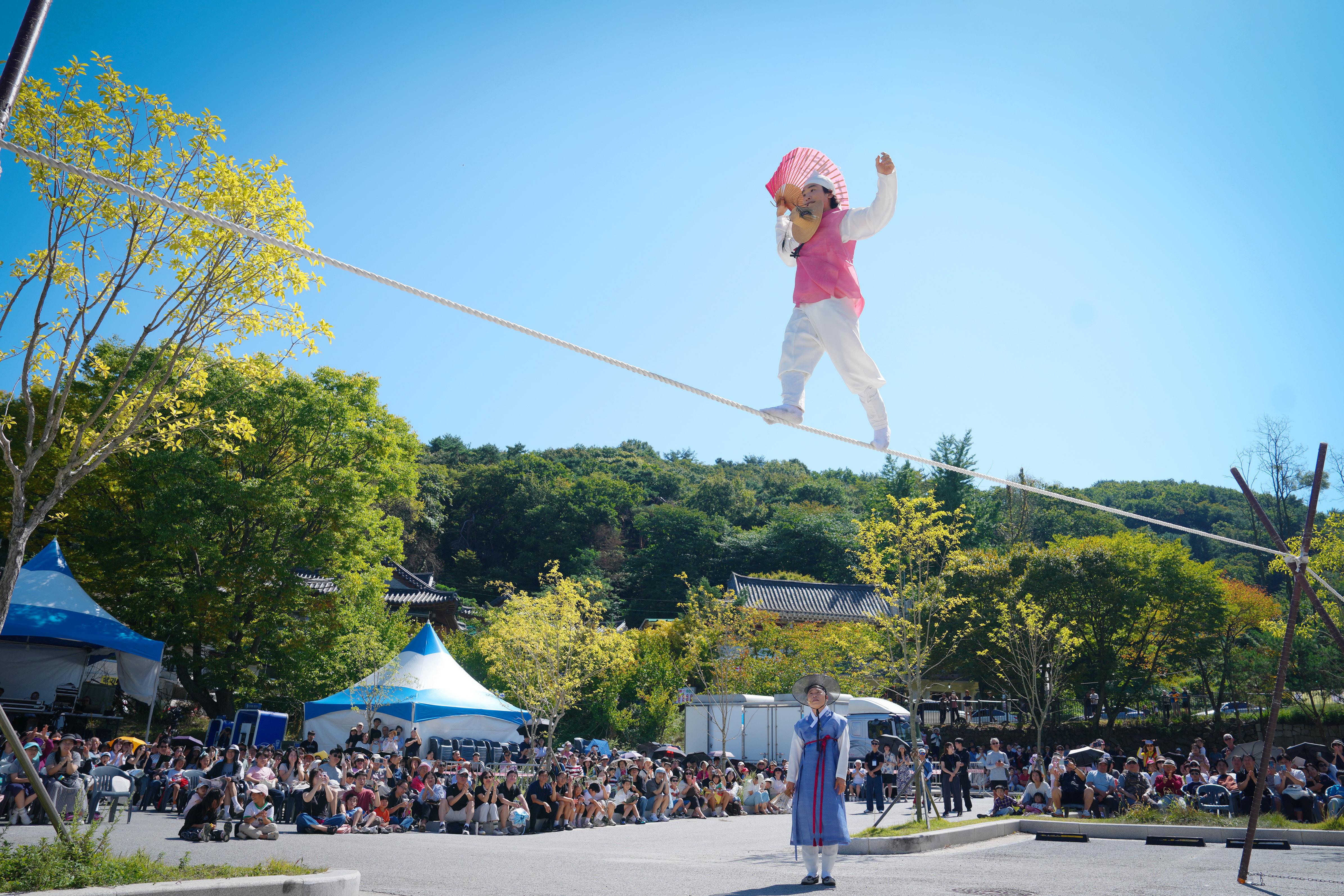 제31회 광주시 남한산성문화제 남창동 줄타기