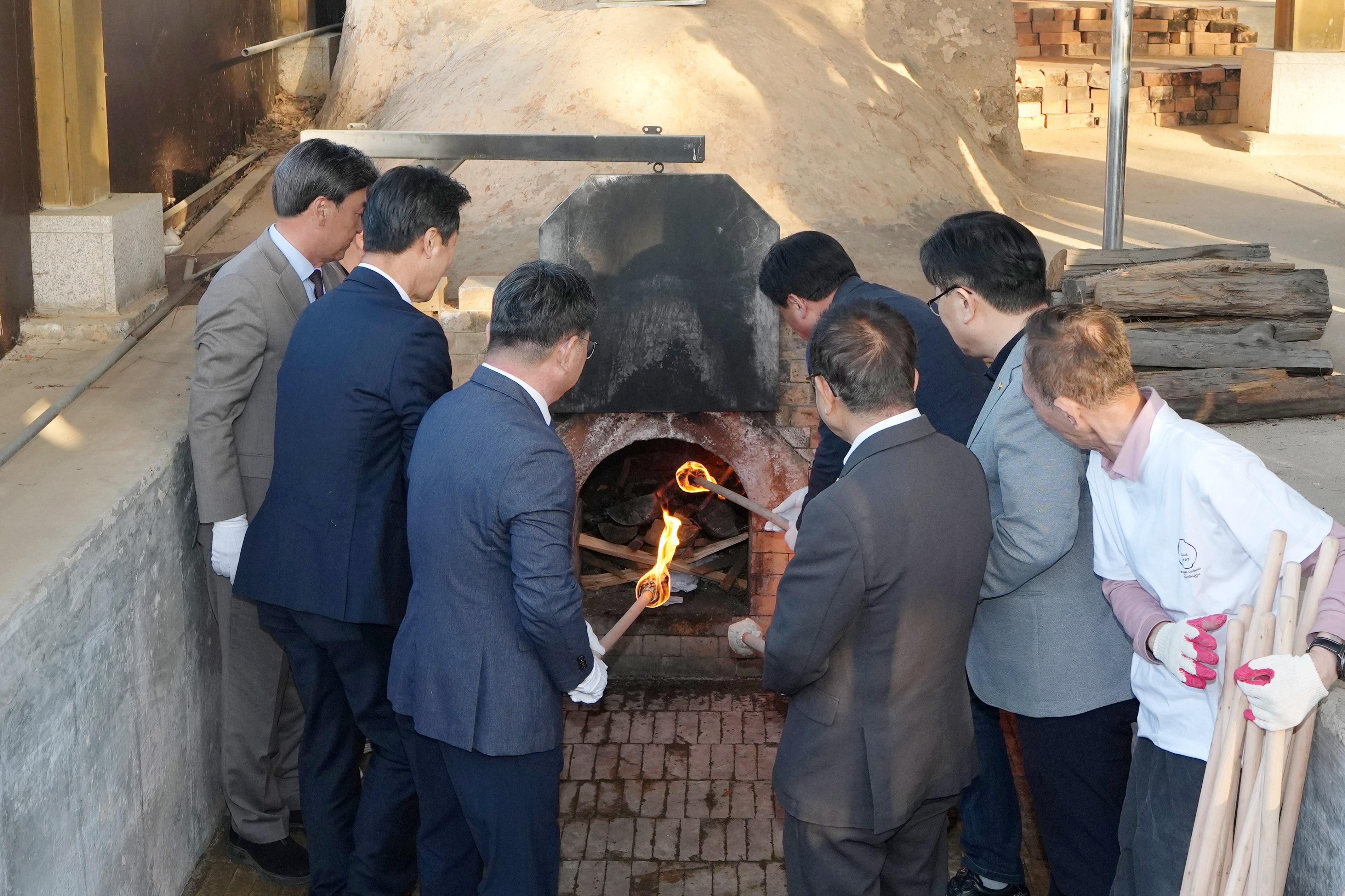 제29회 광주왕실도자페스티벌 개막식(불지피기, 주제공연 포함)