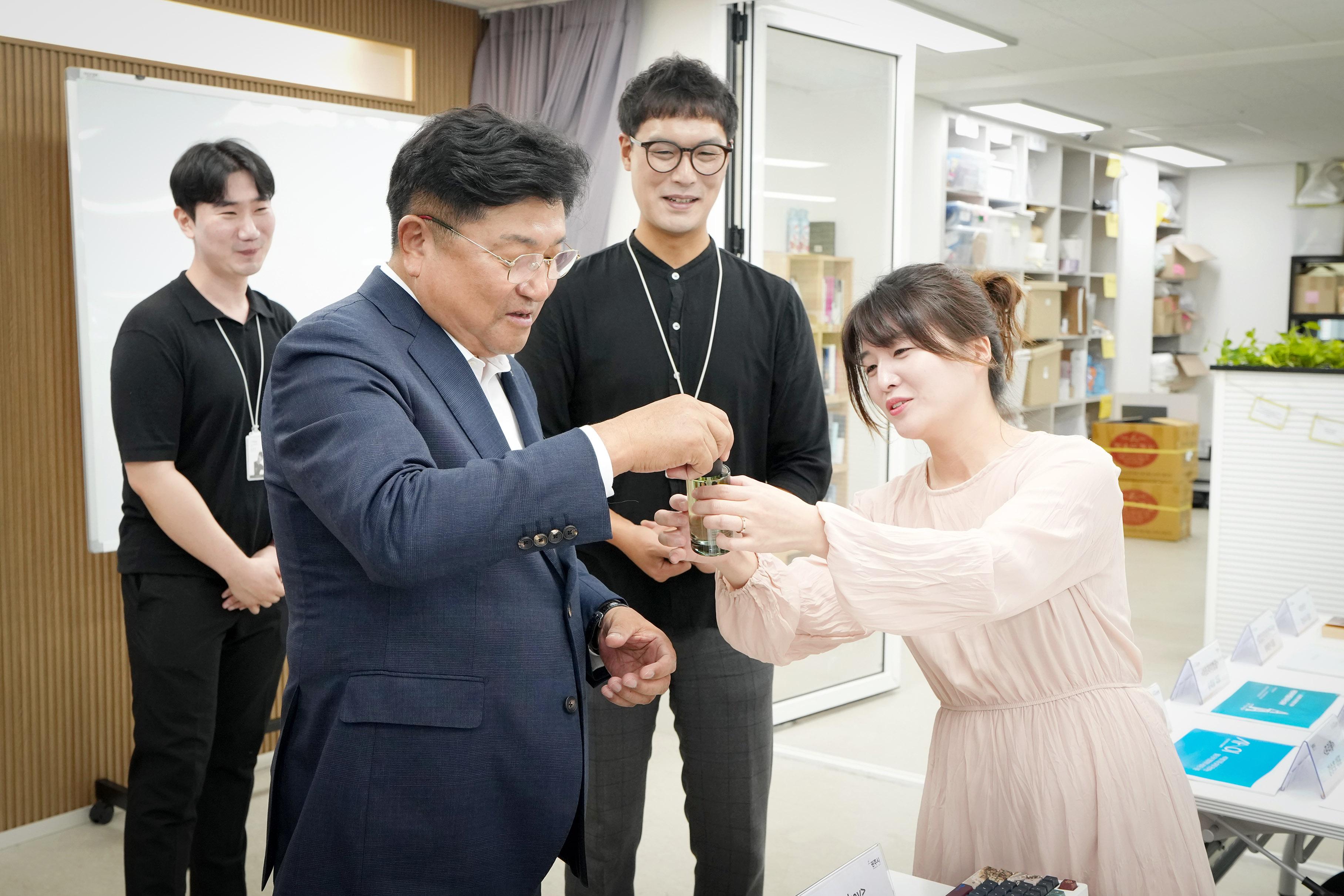 민선9기 직통현장 100일[청년창업공간 '창업누림' 입주기업]