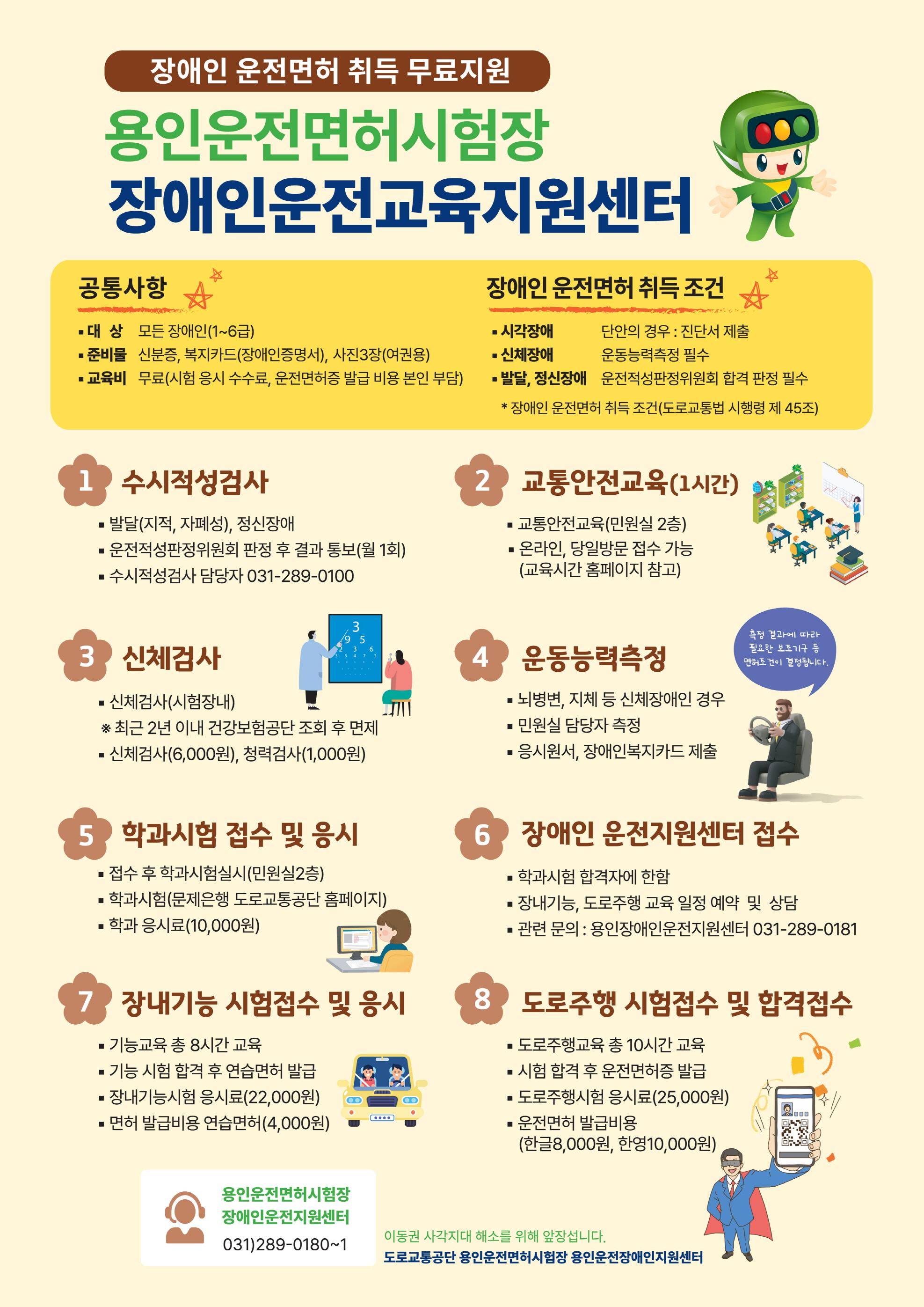  장애인 대상 토요 PC학과시험 공고문 게시